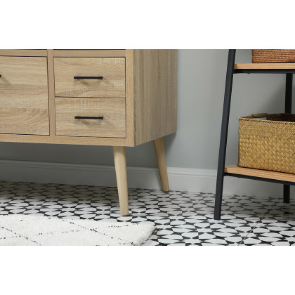 Elegant Bathroom Vanity - Mango Wood (VF41048MW-BS)