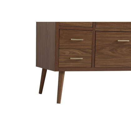 Elegant Bathroom Vanity - Walnut Brown (VF41048WB)