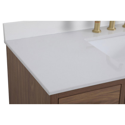 Elegant Bathroom Vanity - Walnut Brown (VF41048WB-BS)