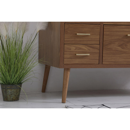 Elegant Bathroom Vanity - Walnut Brown (VF41048WB-BS)