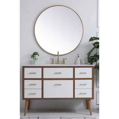 Elegant Bathroom Vanity - White (VF41048WH)