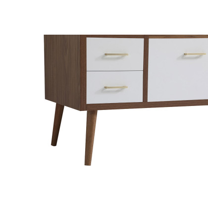 Elegant Bathroom Vanity - White (VF41048WH-BS)