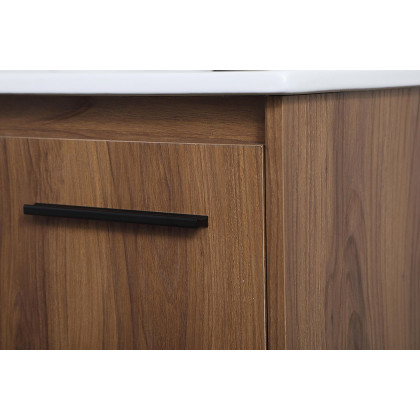 Elegant Bathroom Vanity - Walnut Brown, L 24" (VF42024WB)