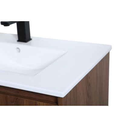 Elegant Bathroom Vanity - Walnut Brown, L 30" (VF42030WB)