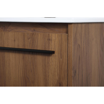 Elegant Bathroom Vanity - Walnut Brown, L 30" (VF42030WB)