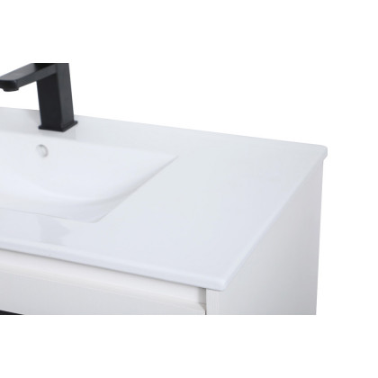 Elegant Bathroom Vanity - White, L 36" (VF42036WH)