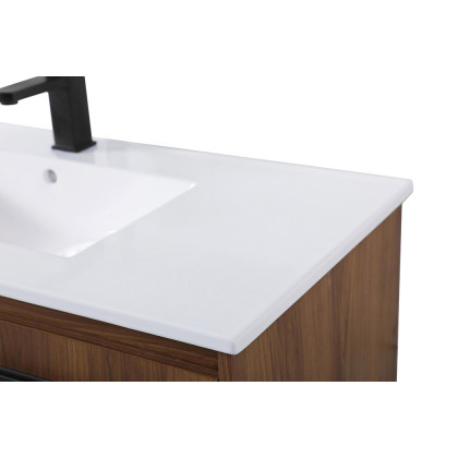 Elegant Bathroom Vanity - Walnut Brown, L 40" (VF42040WB)