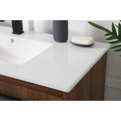 Elegant Bathroom Vanity - Walnut Brown, L 40" (VF42040WB)