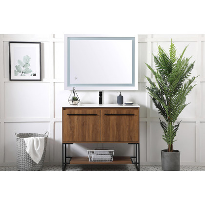 Elegant Bathroom Vanity - Walnut Brown, L 40" (VF42040WB)