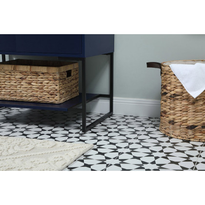 Elegant Bathroom Vanity - Blue (VF42530MBL)