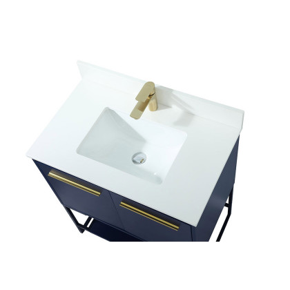 Elegant Bathroom Vanity - Blue (VF42530MBL-BS)