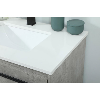Elegant Bathroom Vanity - Concrete Gray (VF42530MCG)
