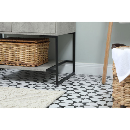 Elegant Bathroom Vanity - Concrete Gray (VF42530MCG-BS)