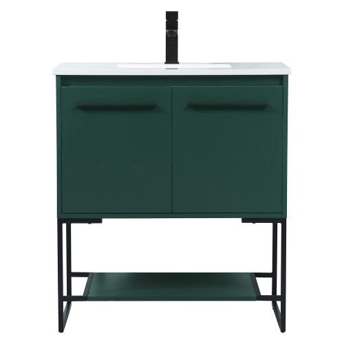 Elegant Bathroom Vanity - Green (VF42530MGN)