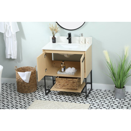 Elegant Bathroom Vanity - Maple (VF42530MMP-BS)