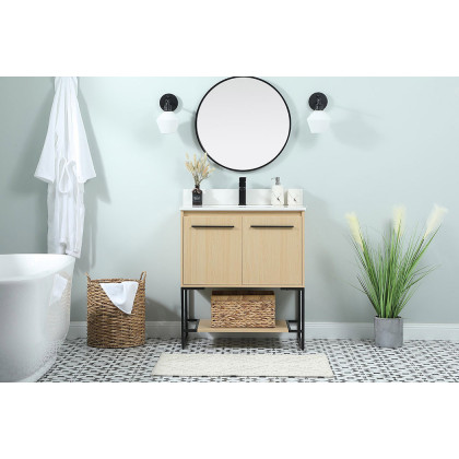 Elegant Bathroom Vanity - Maple (VF42530MMP-BS)
