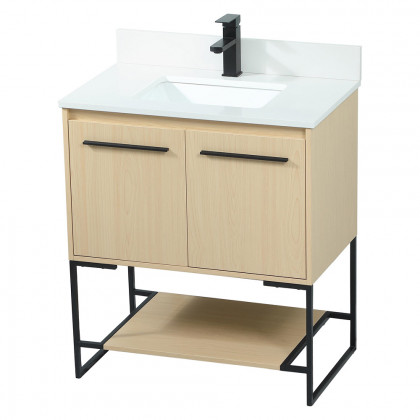 Elegant Bathroom Vanity - Maple (VF42530MMP-BS)