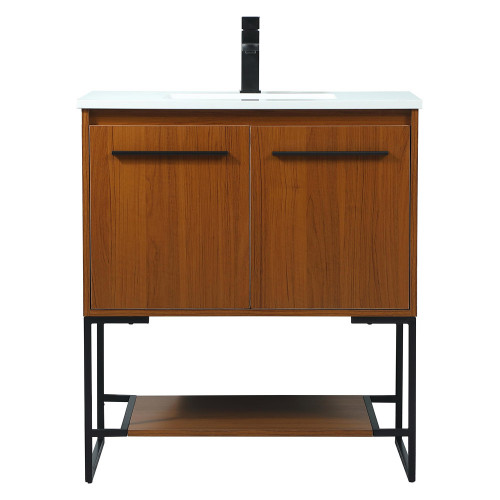 Elegant Bathroom Vanity - Teak (VF42530MTK)