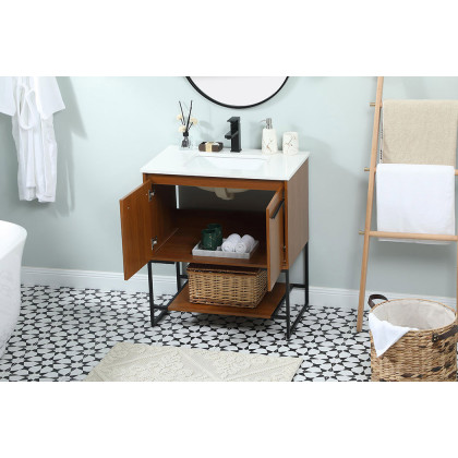 Elegant Bathroom Vanity - Teak (VF42530MTK)