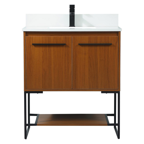 Elegant Bathroom Vanity - Teak (VF42530MTK-BS)
