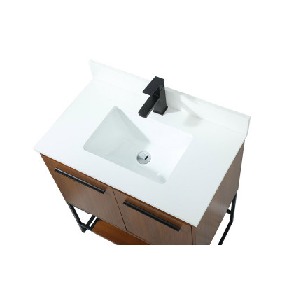 Elegant Bathroom Vanity - Teak (VF42530MTK-BS)