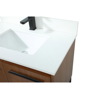 Elegant Bathroom Vanity - Teak (VF42530MTK-BS)