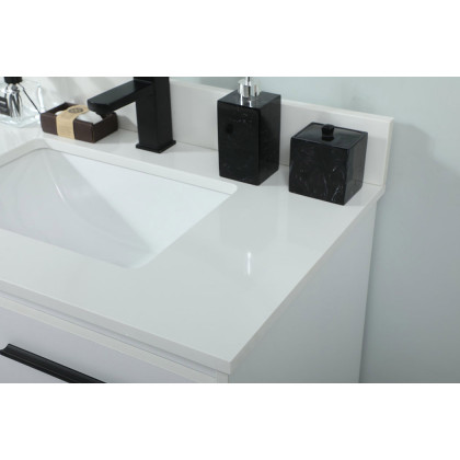 Elegant Bathroom Vanity - White (VF42530MWH-BS)