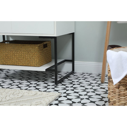 Elegant Bathroom Vanity - White (VF42530MWH-BS)