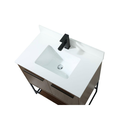 Elegant Bathroom Vanity - Walnut (VF42530MWT-BS)
