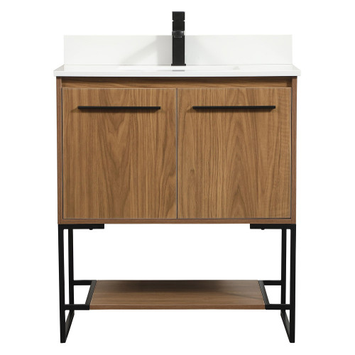 Elegant Bathroom Vanity - Walnut Brown (VF42530WB-BS)