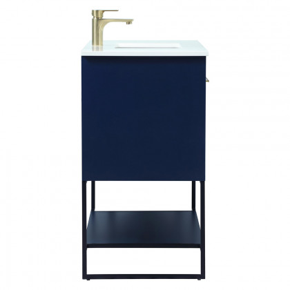 Elegant Bathroom Vanity - Blue (VF42536MBL)