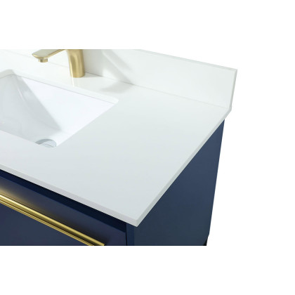 Elegant Bathroom Vanity - Blue (VF42536MBL-BS)