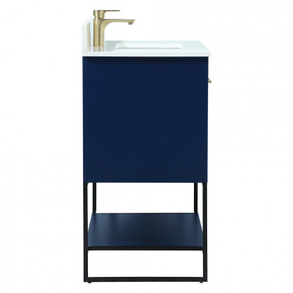 Elegant Bathroom Vanity - Blue (VF42536MBL-BS)