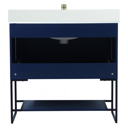 Elegant Bathroom Vanity - Blue (VF42536MBL-BS)