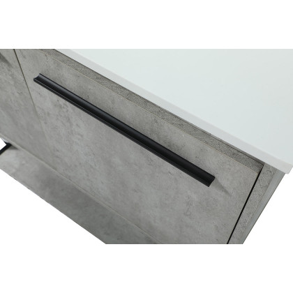 Elegant Bathroom Vanity - Concrete Gray (VF42536MCG)