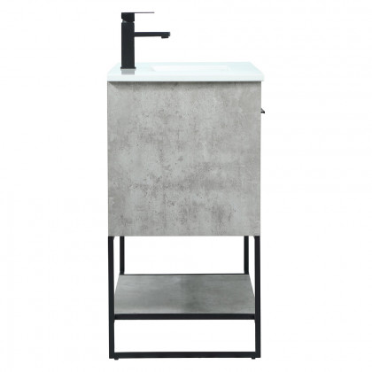 Elegant Bathroom Vanity - Concrete Gray (VF42536MCG)