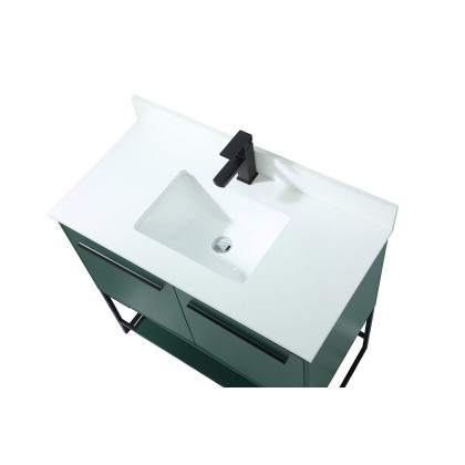 Elegant Bathroom Vanity - Green (VF42536MGN-BS)