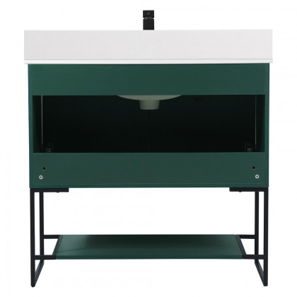 Elegant Bathroom Vanity - Green (VF42536MGN-BS)