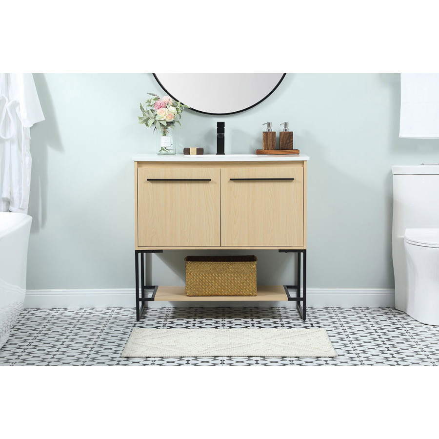 Elegant Bathroom Vanity - Maple (VF42536MMP)