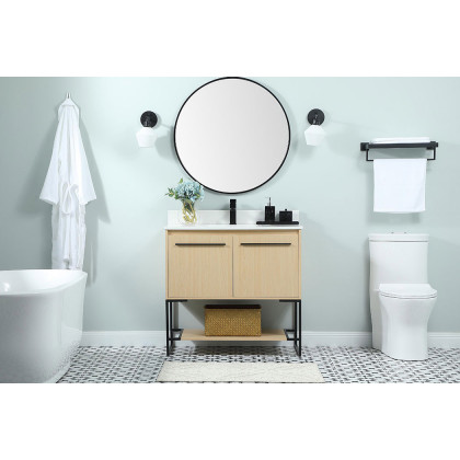 Elegant Bathroom Vanity - Maple (VF42536MMP-BS)