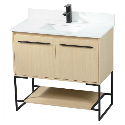 Elegant Bathroom Vanity - Maple (VF42536MMP-BS)