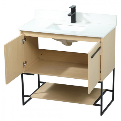 Elegant Bathroom Vanity - Maple (VF42536MMP-BS)