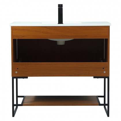 Elegant Bathroom Vanity - Teak (VF42536MTK)