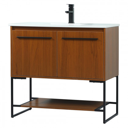Elegant Bathroom Vanity - Teak (VF42536MTK)