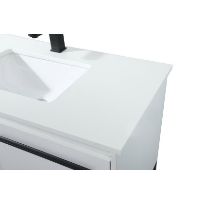 Elegant Bathroom Vanity - White (VF42536MWH)