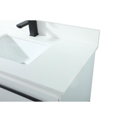 Elegant Bathroom Vanity - White (VF42536MWH-BS)