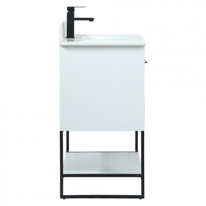 Elegant Bathroom Vanity - White (VF42536MWH-BS)