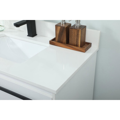 Elegant Bathroom Vanity - White (VF42536MWH-BS)