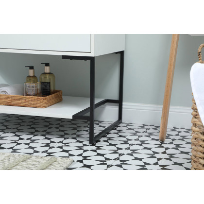 Elegant Bathroom Vanity - White (VF42536MWH-BS)