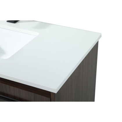 Elegant Bathroom Vanity - Walnut (VF42536MWT)